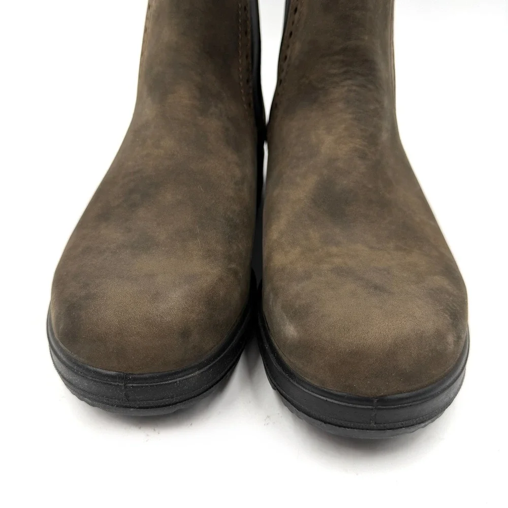 Blundstone 1351 Originals Chelsea Boots Rustic Brown Brogue Women US 8.5